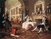William Hogarth Marriage oil painting